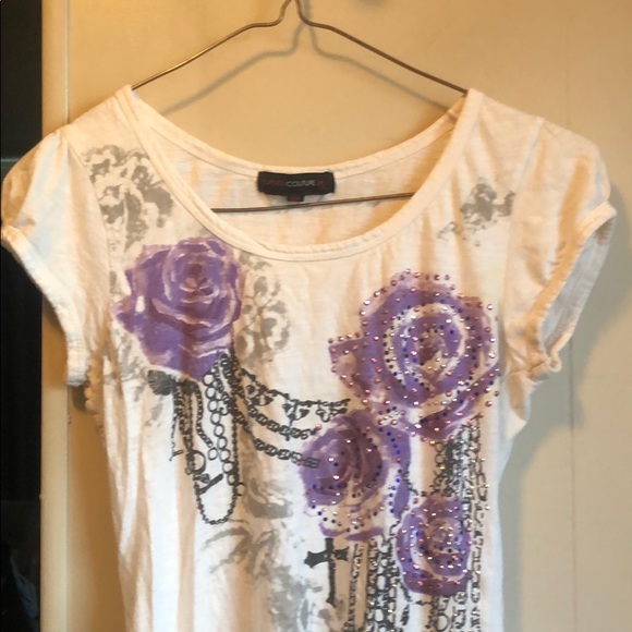 Candy contour bejeweled t shirt - Picture 2 of 4